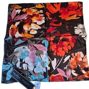 NWT Fraas Silk Square Scarf 20" x 20"